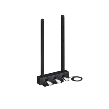 Pedal Yamaha LP-1 Black SHOWROOM - Acessório Triplo com Meia-Pedal