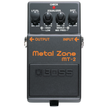 Pedal BOSS MT-2 Metal Zone SHOWROOM - Distorção High-Gain Lendária