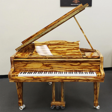 Tiger Striped Sandalwood Kayserburg Pearl River Piano de Cauda | Teclacenter