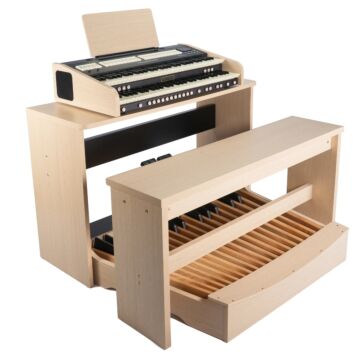 Orgão Viscount Cantorum Duo Plus Completo com estante, pedaleira e banqueta - Physis Plus technology