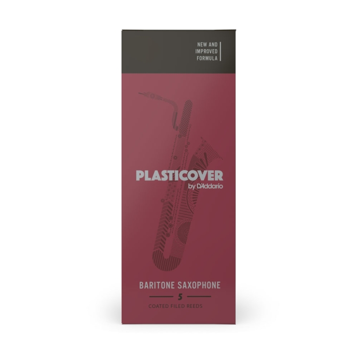 Palheta Sax Barítono 2.0 (5 Unidades) D Addario Plasticover 1