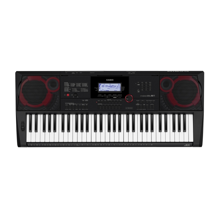 Casio ct-x3000 teclado arranjador Teclado eletrônico com 61 teclas sensíveis ao toque,  piano-style , polifonia máxima de 64 notas, display LCD com luz, 800 timbres + 100 do usuário, nova fonte sonora AiX, os timbres variam desde um kit simples de piano a