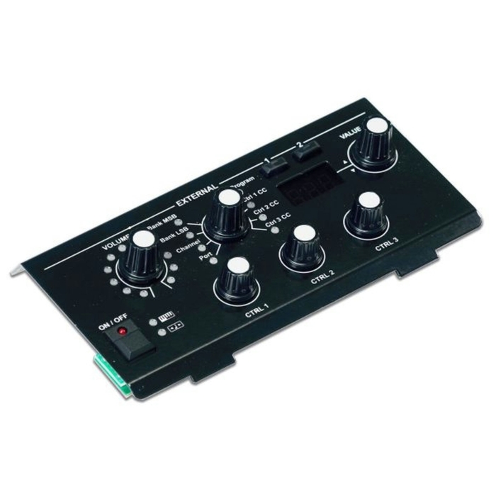 Para músicos que precisam aprimorar ainda mais o Legend '70s está disponível o módulo externo opcional que permite um controle em tempo real de dispositivos MIDI externos conectado ao instrumento através do MIDI ou USB conectores-Expansão| Viscount Legend